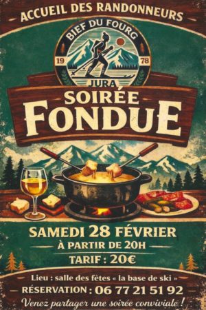 Fondue Bief du Fourg
