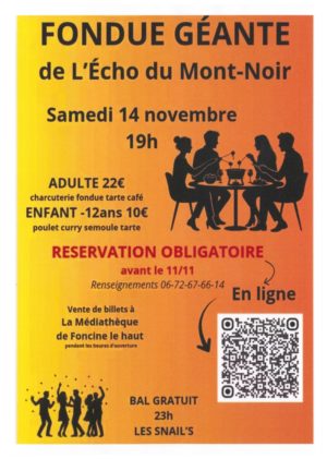 Fondue géante