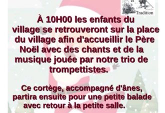 Le père Noël sera de passage