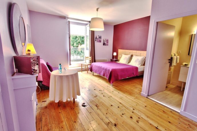 Le Lac d’Amour chambre Lilas