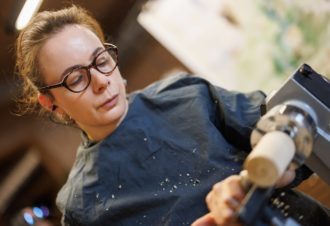 Capsule créative : Créer son sapin en bois tourné