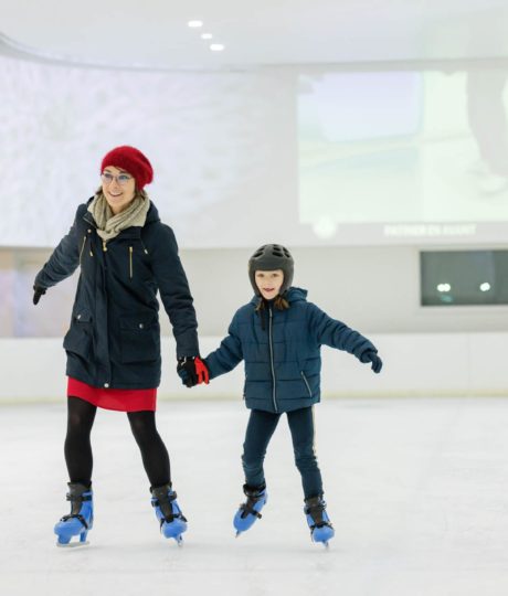 Patinoire/piste de roller de l’Espace des Mondes Polaires Paul-Émile Victor