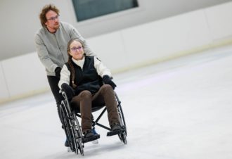 Patinoire/piste de roller de l’Espace des Mondes Polaires Paul-Émile Victor