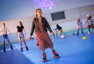 Patinoire/piste de roller de l’Espace des Mondes Polaires Paul-Émile Victor