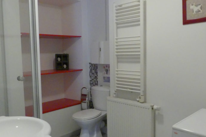 Salle d’eau equipé d’un lave linge