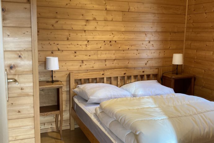 Chambre parentale chalet
