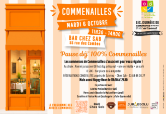 Pause Déjeuner chez Sab – Journées du Commerce de proximité et de l&rsquo;Artisanat