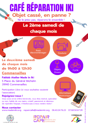 Affiche Café réparation