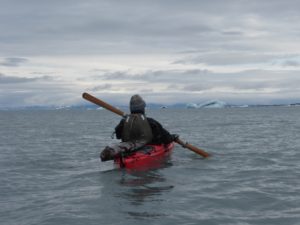 Kayak au Spitzberg