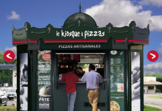 Kiosque à pizzas