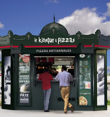 Kiosque à pizzas
