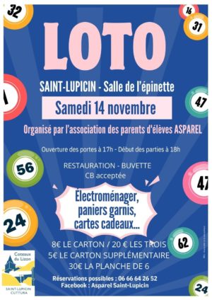 LOTO SAINT-LUPICIN