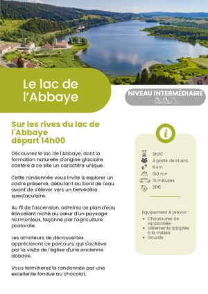 Lac de l&rsquo;Abbaye