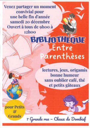 Lectures et moment de fin d&rsquo;année 20.12.25