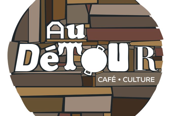 Logo AU DETOUR avec fond Vecto