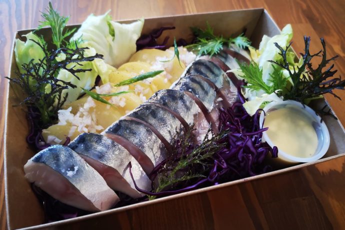 Maquereau mi-cuit au vinaigre de riz-Comptoir Kokagué