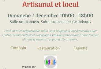 Marché de Noël local et artisanal