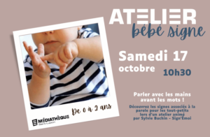 Médiathèque de Saint-Lupicin : Atelier Bébé signe