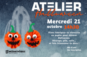 Médiathèque de Saint-Lupicin : Atelier Halloween