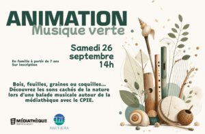 Médiathèque de Saint-Lupicin : Balade-atelier CPIE