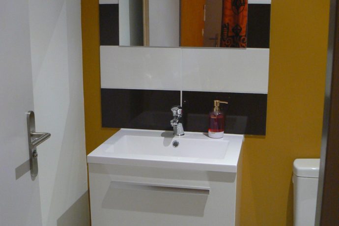 Chambre africaine SDB