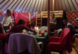 Yourte de la ferme de la Pelaisse