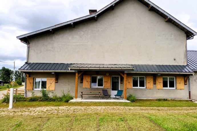 Facade du gite