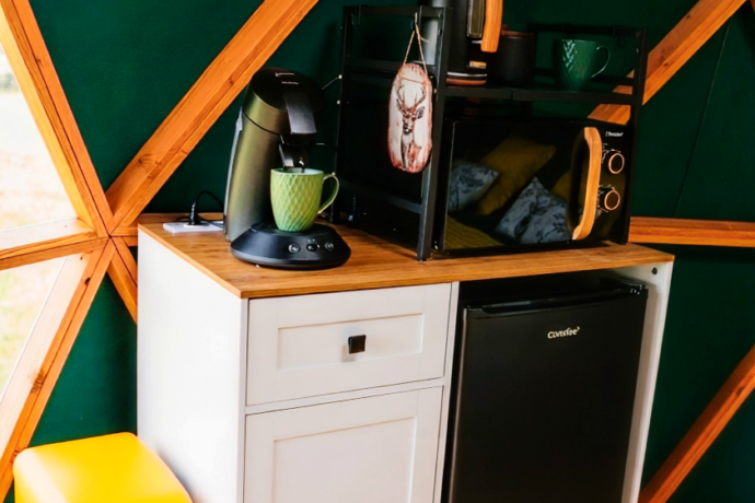 Pause café en pleine nature
