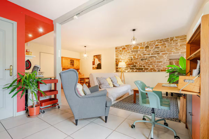 Pièce de vie côté salon