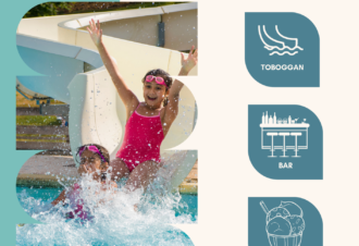 Piscine de plein-air chauffée