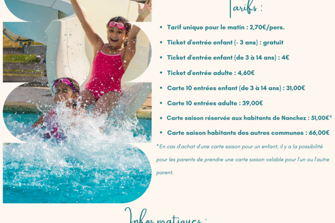 Piscine de plein air chauffée – 1
