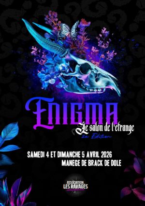 Affiche Enigma le salon de l’étrange 2025