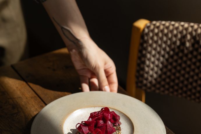 Plat d&rsquo;été de la Table Gatronomique