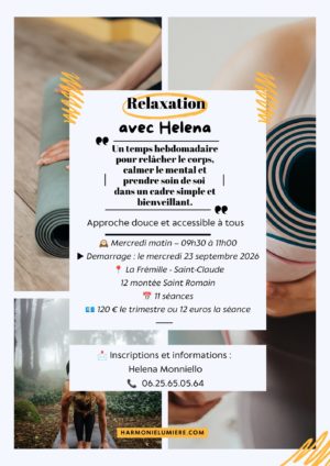 Séances de Relaxation avec Helena