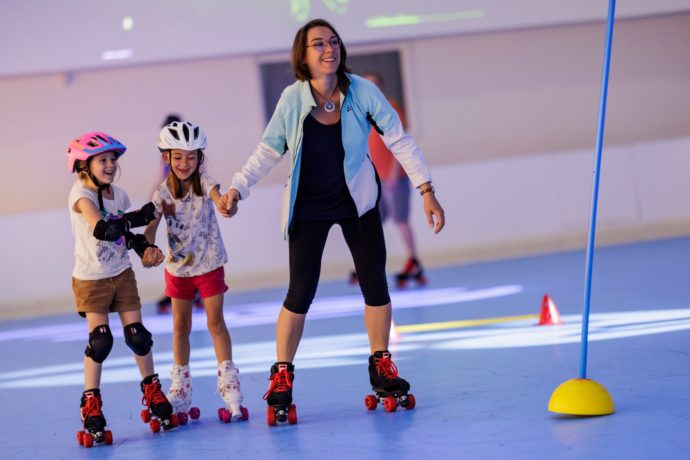 Roller en famille à l&rsquo;Espace des Mondes Polaires