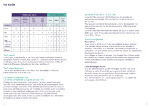 SDJ tarifs 2025-2026