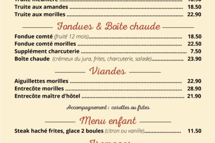 menu 2026