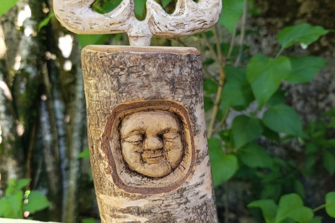 Sculpture L&rsquo;enfant cerf