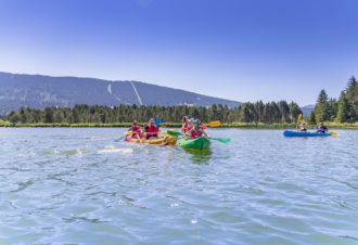Lac des Rousses : activités nautiques et baignade surveillée