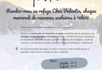 Soirée raquettes et fondue