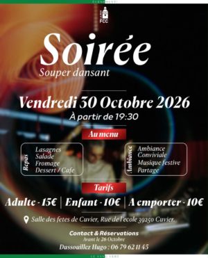 Souper dansant Cuvier 19460