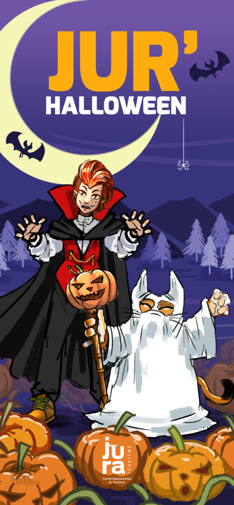 Affiche : Jur’halloween à Arbois et Poligny