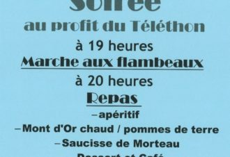 Marche aux flambeaux et repas