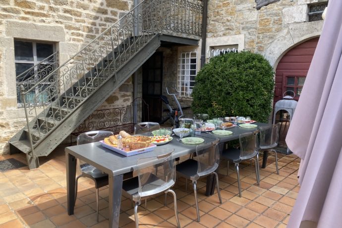 Terrasse, côté jardin