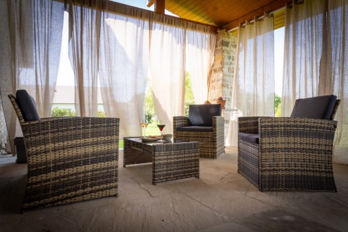 Terrasse couverte
