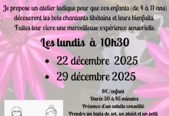 Atelier enfants bols chantants Tibétains