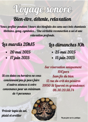 Voyage sonore aux bols tibétains – 1