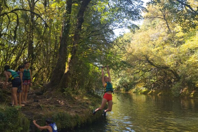 Balance sur Corde dans la Valouse