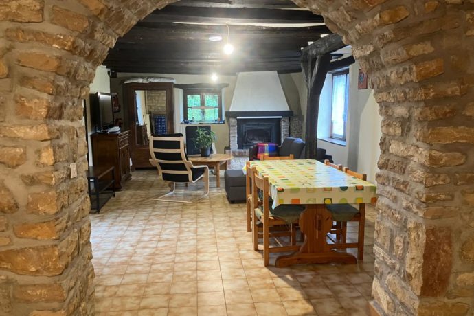 salon depuis la cuisine