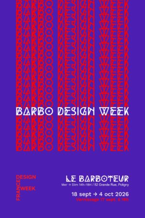 affiche France Design week